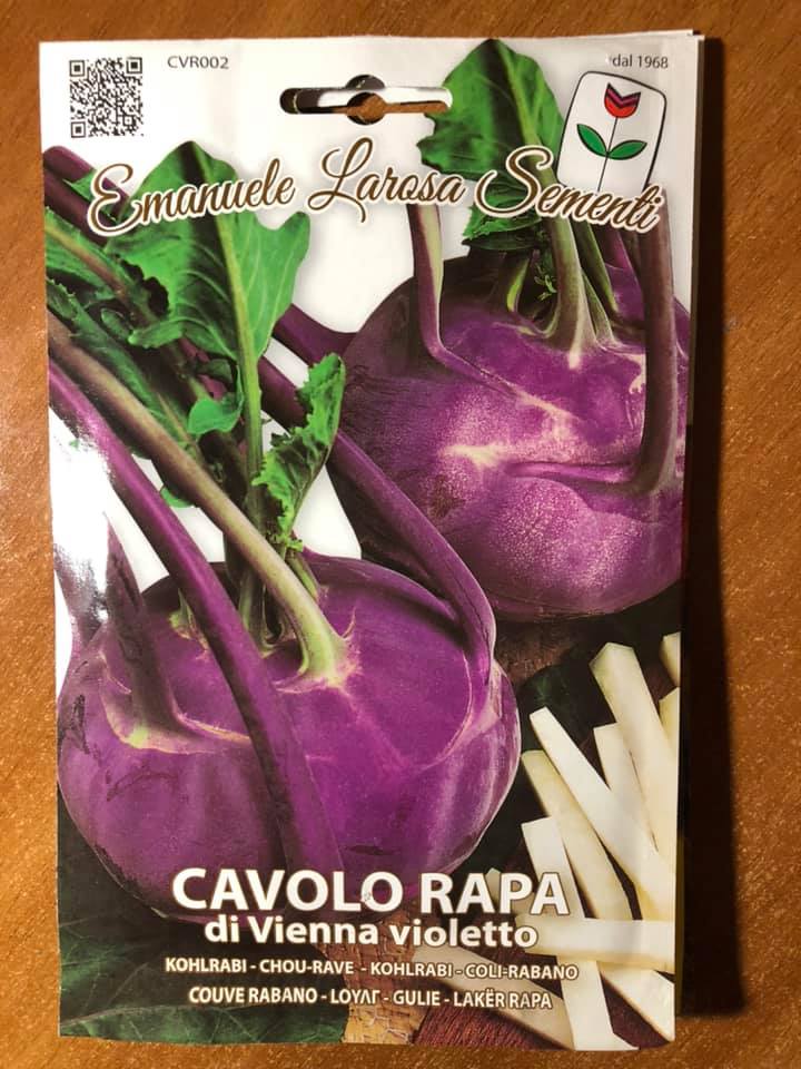 vendita online semi CAVOLO RAPA DI VIENNA VIOLETTO