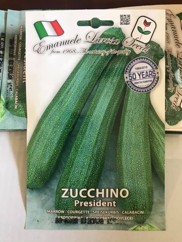 vendita online semi ZUCCHINO PRESIDENT