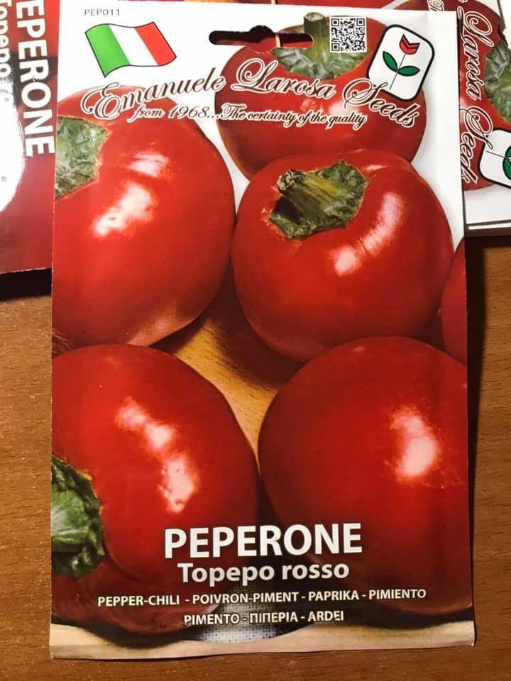 vendita online semi PEPERONE TOPEPO ROSSO