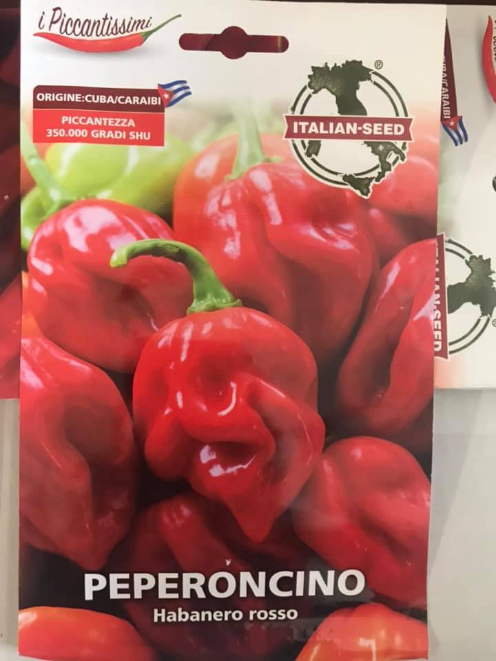 PEPERONCINO HABANERO RED SUPER HOT