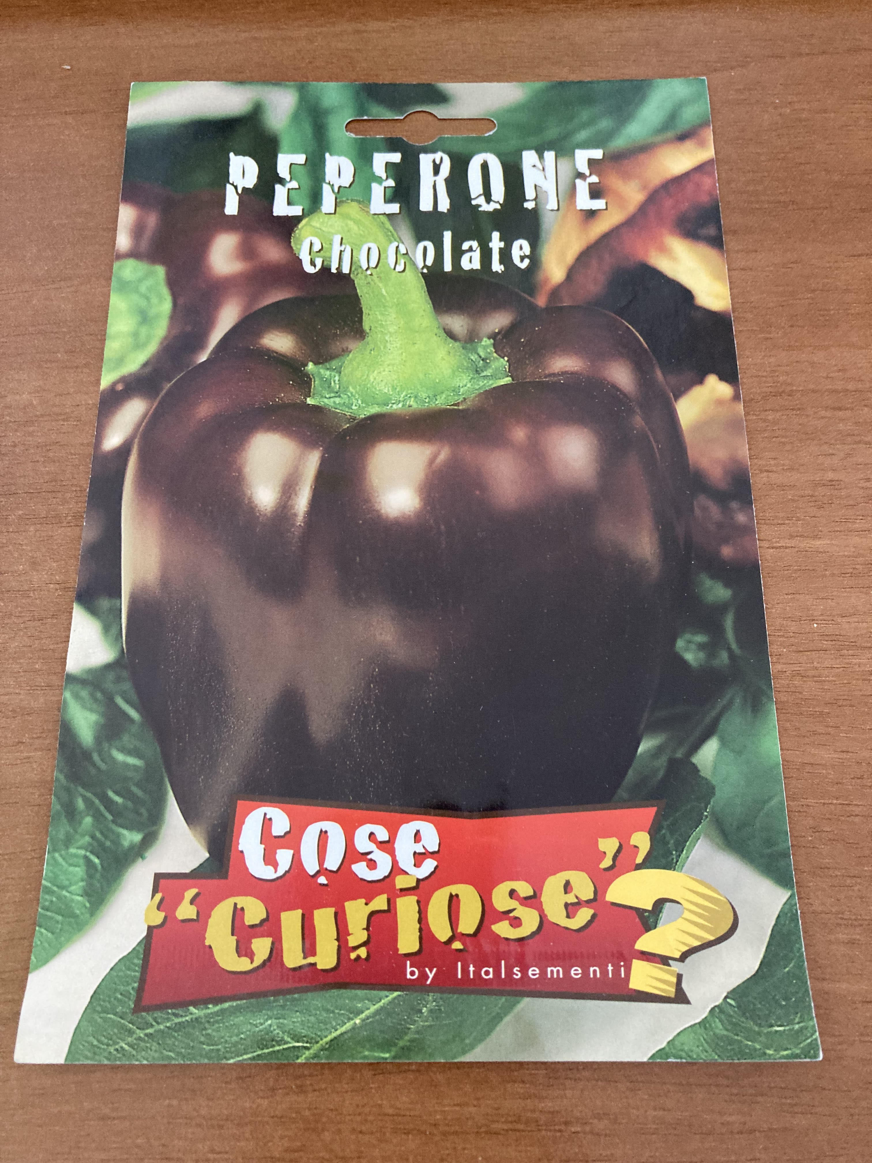 vendita online semi PEPERONE SWEET CHOCOLATE